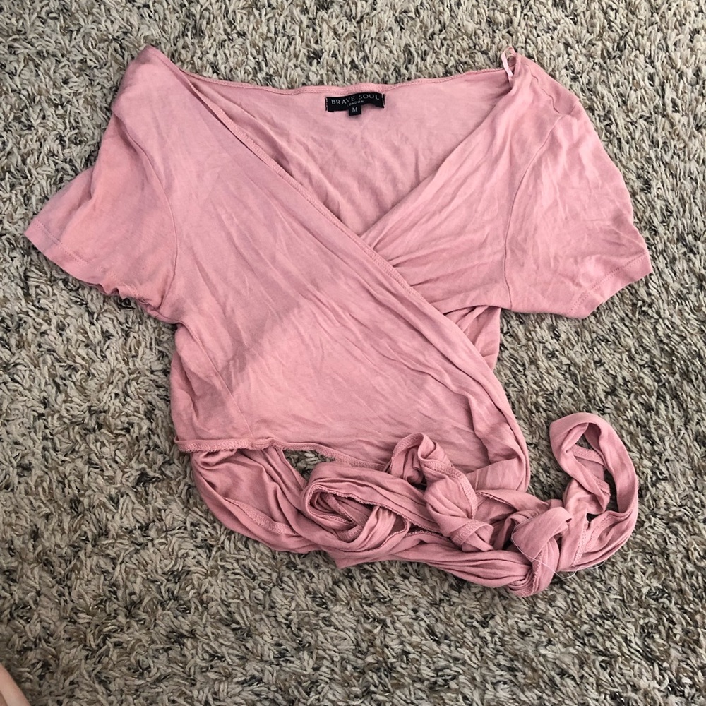 Nasty Gal Wrap Top